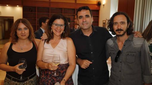 Vanesa Benítez, Paz Cadaval, Manuel Yebra y Daniel Méndez
