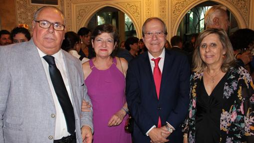 Carlos Valera, Ana Montaña, Alberto Pérez Calero y Mari Ángeles Muñoz Serrano