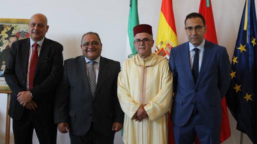 Mohamed Es Satte, Najib Bounan, Farid Aoulouhaj y Abdellatif Maalmy