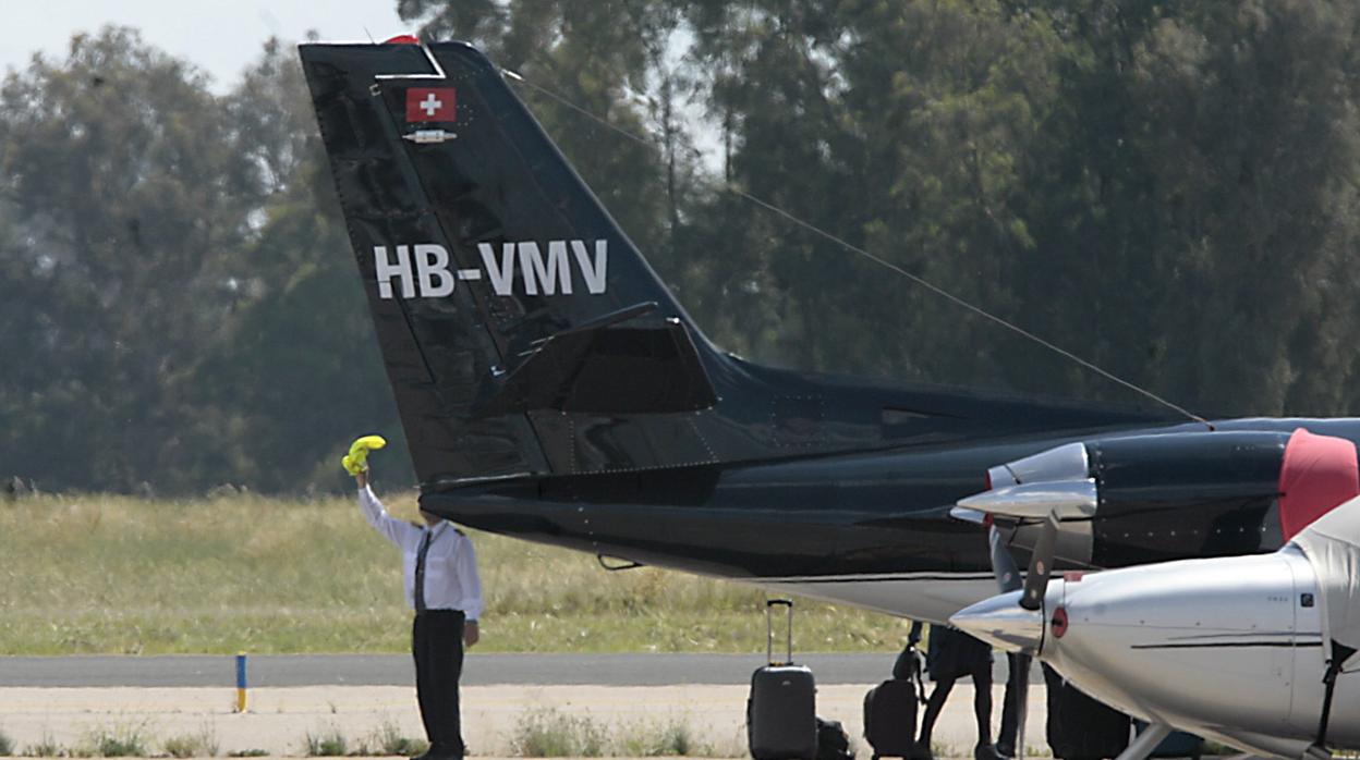 Jets privados en el aeropuerto de Sevilla