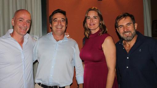 Evaristo Nogales, Enrique Carmona, María Sancho y Pepe Quintanilla