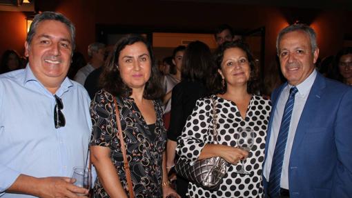 Faustino Escobar, Rosa Luna, Sonia Infante y Augusto Cera