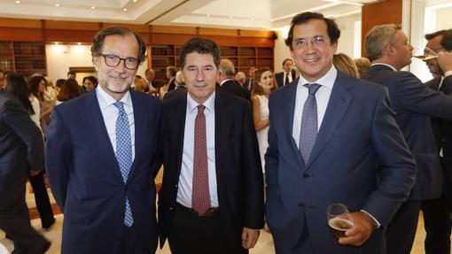 Javier Romero, Eduardo Osborne y Pedro Fernández García