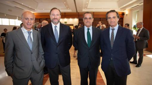 Francisco Velasco, José Luis García-Palacios, Jerónimo Rodríguez y Antonio Muñoz