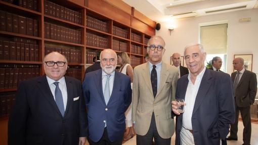 Francisco Javier Moreno, Antonio Carrillo, Augusto Lahore y Luis Marín