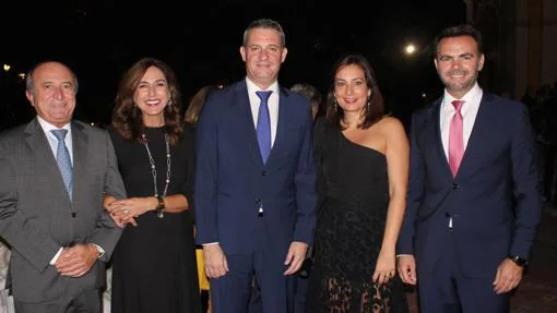 Antonio Izquierdo, Ana María Pérez, Ignacio Blasco, Olga Moreno y Juan Ramón Guerra