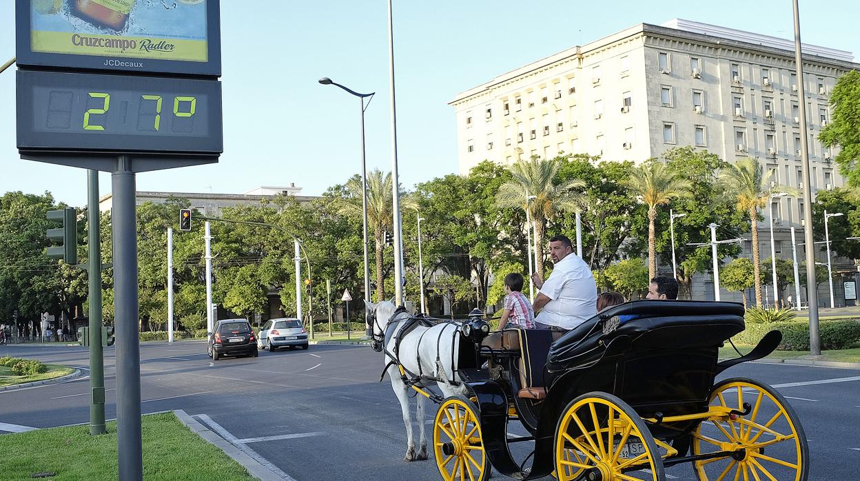 El tiempo en Sevilla: ascenso de las temperaturas hasta llegar a un fin de semana primaveral