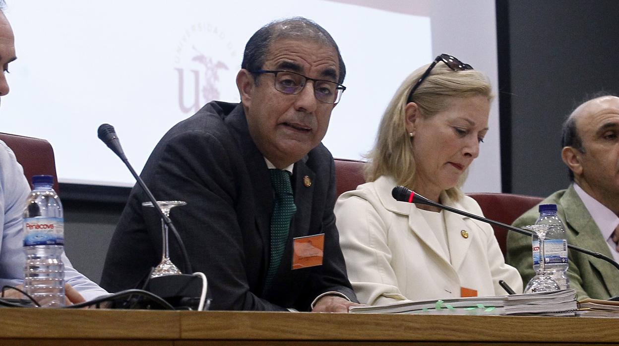 El rector de la Universidad de Sevilla, Miguel Ángel Castro