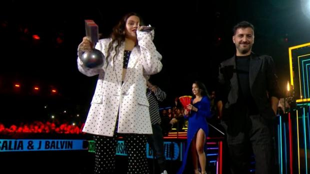 Rosalía vence en la categoría de «mejor colaboración» con J. Balvin en los MTV EMA Sevilla 2019