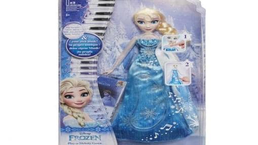 Muñeca de Elsa Musical en su envoltorio