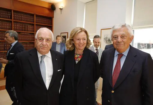 Juan Ramón Guillén, Catalina Luca de Tena y Francisco Herrero