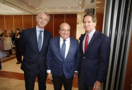 Antonio Marañón, Luis Miguel Martín Rubio y Francisco Javier Iturri