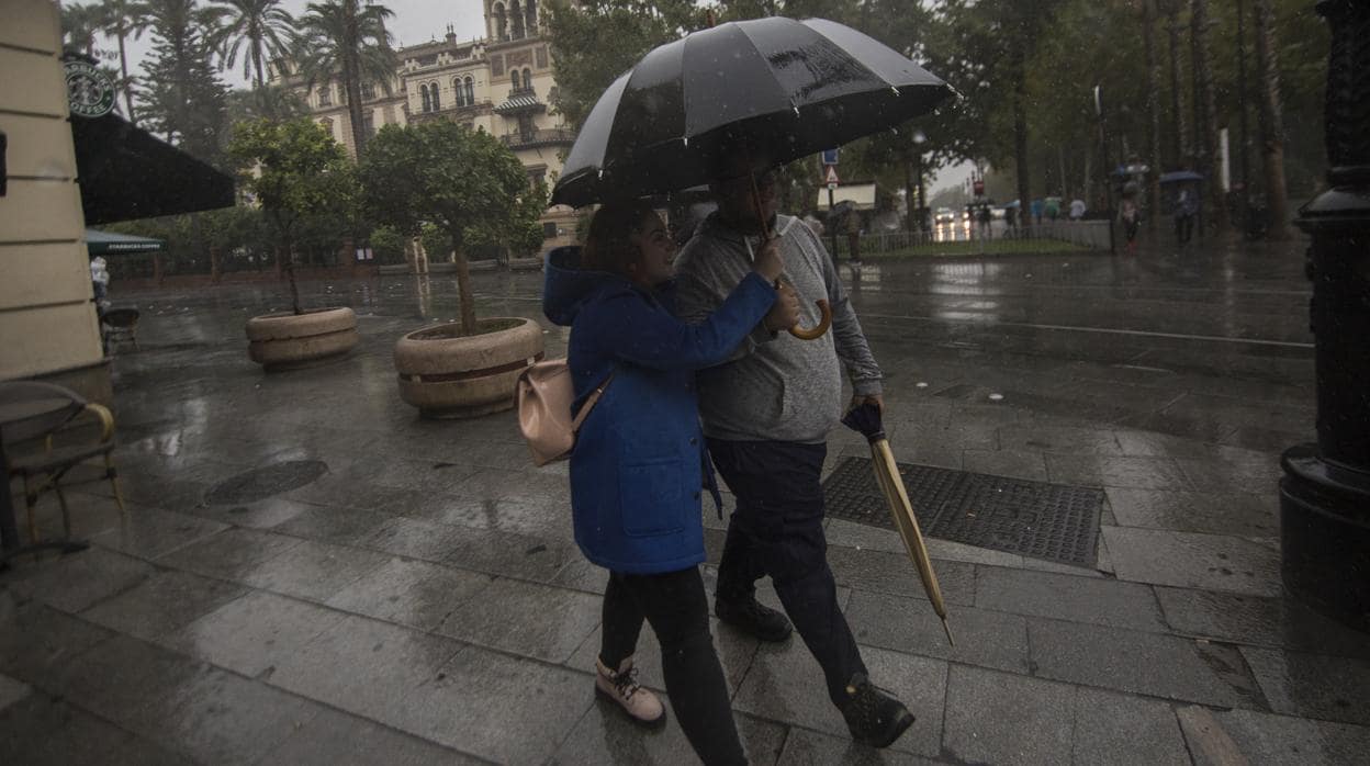 tiempo de lluvia ligera