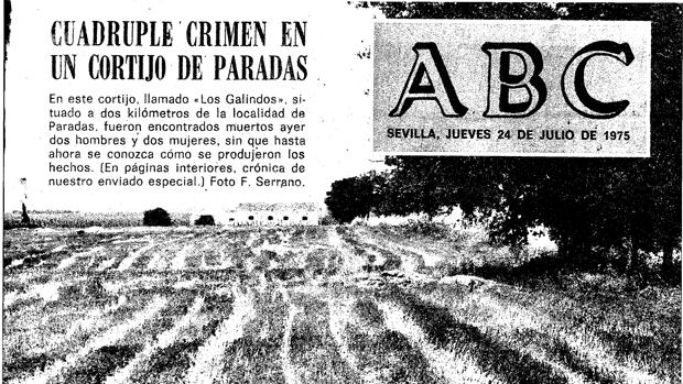 Así contó ABC el crimen de Los Galindos