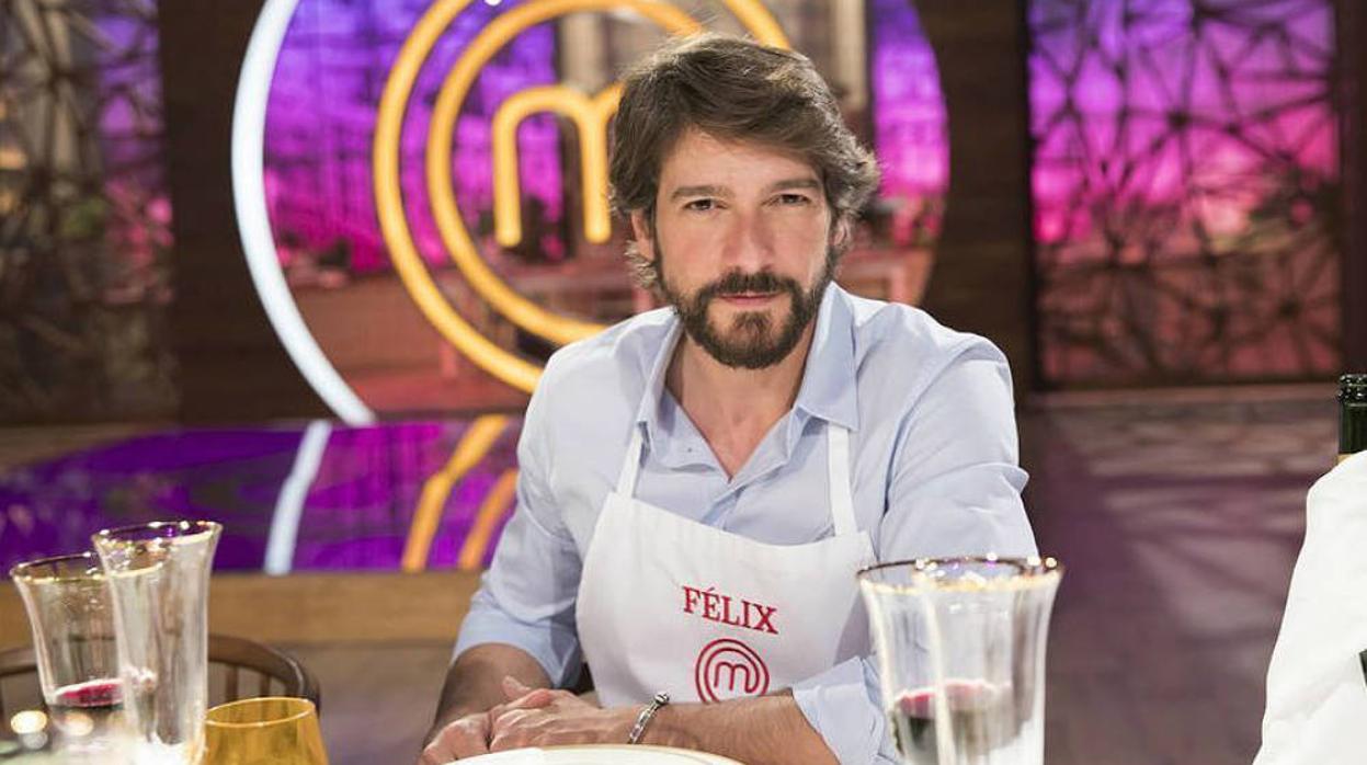 El actor sevillano Félix Gómez en «Masterchef Celebrity»