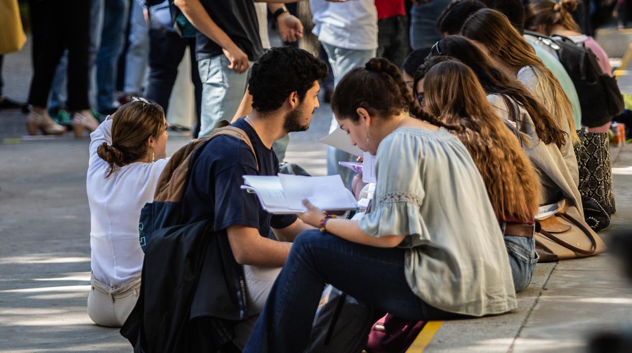 Un grupo de estudiantes