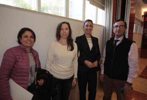 Mariví Gómez, Encarna Freire, Lidia Velasco y Juan de Dios Hermosín