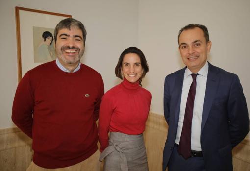 Ricardo Chacartegui, Lourdes Miró y Pablo Cortés