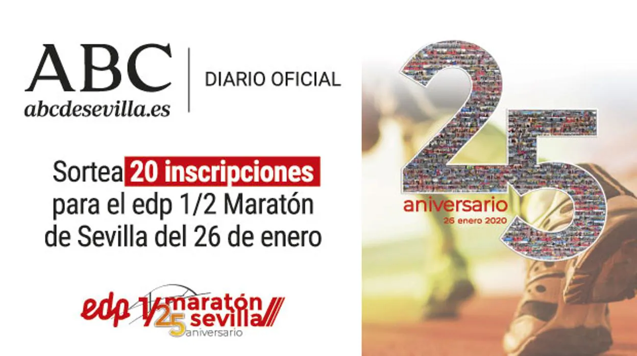 ½ Maratón de Sevilla se celebrará el 26 de enero de 2020