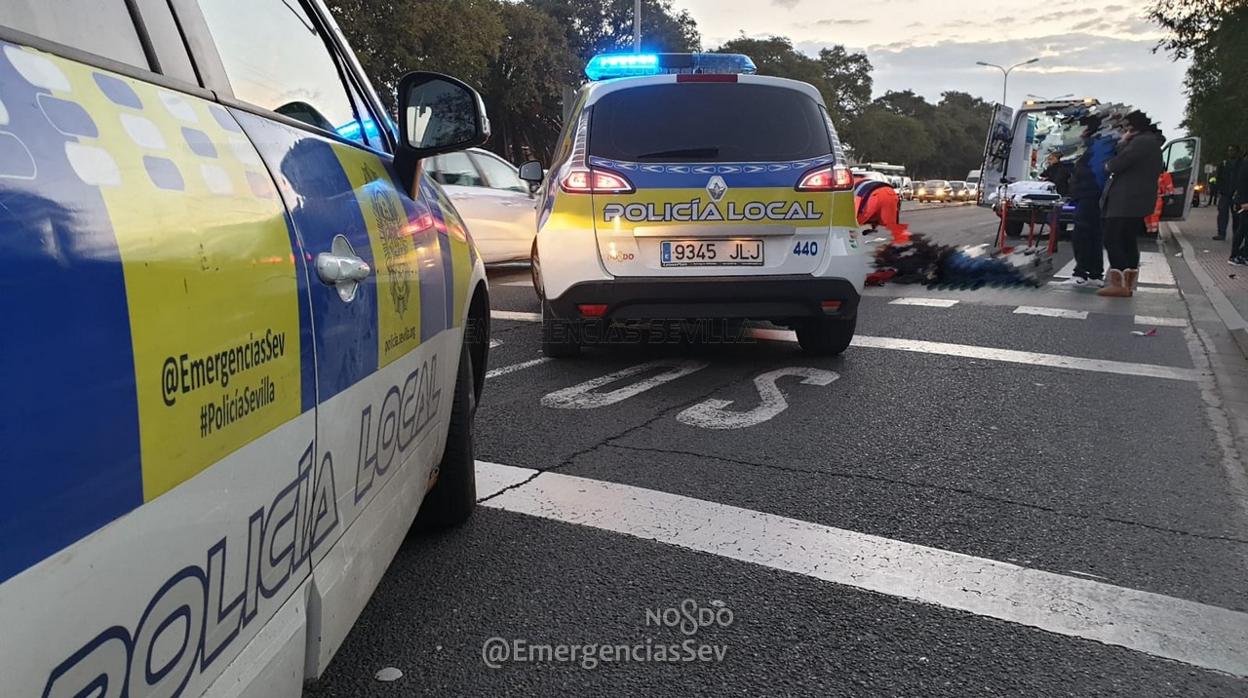 Un usuario de un patinete ha sido atropellado en la avenida de Andalucía