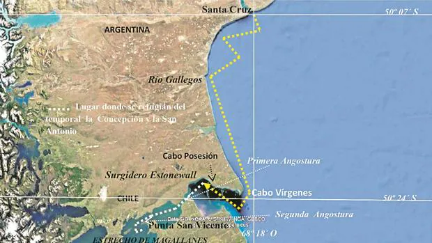 Primera vuelta al mundo: Cabo Vírgenes, a las puertas del Estrecho