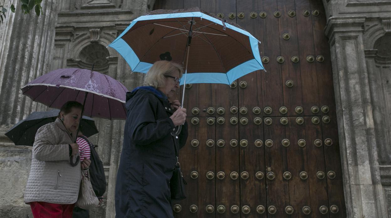 Lluvias en Sevilla