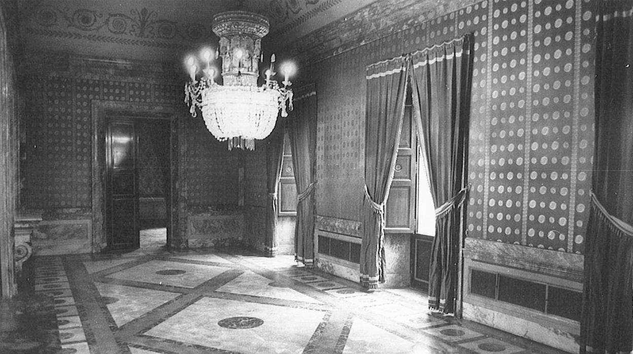 Uno de los salones de la casa de la marquesa de Nervión