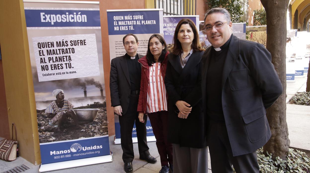 Teodoro León, Marisela García, María Albendea y Adrián Ríos