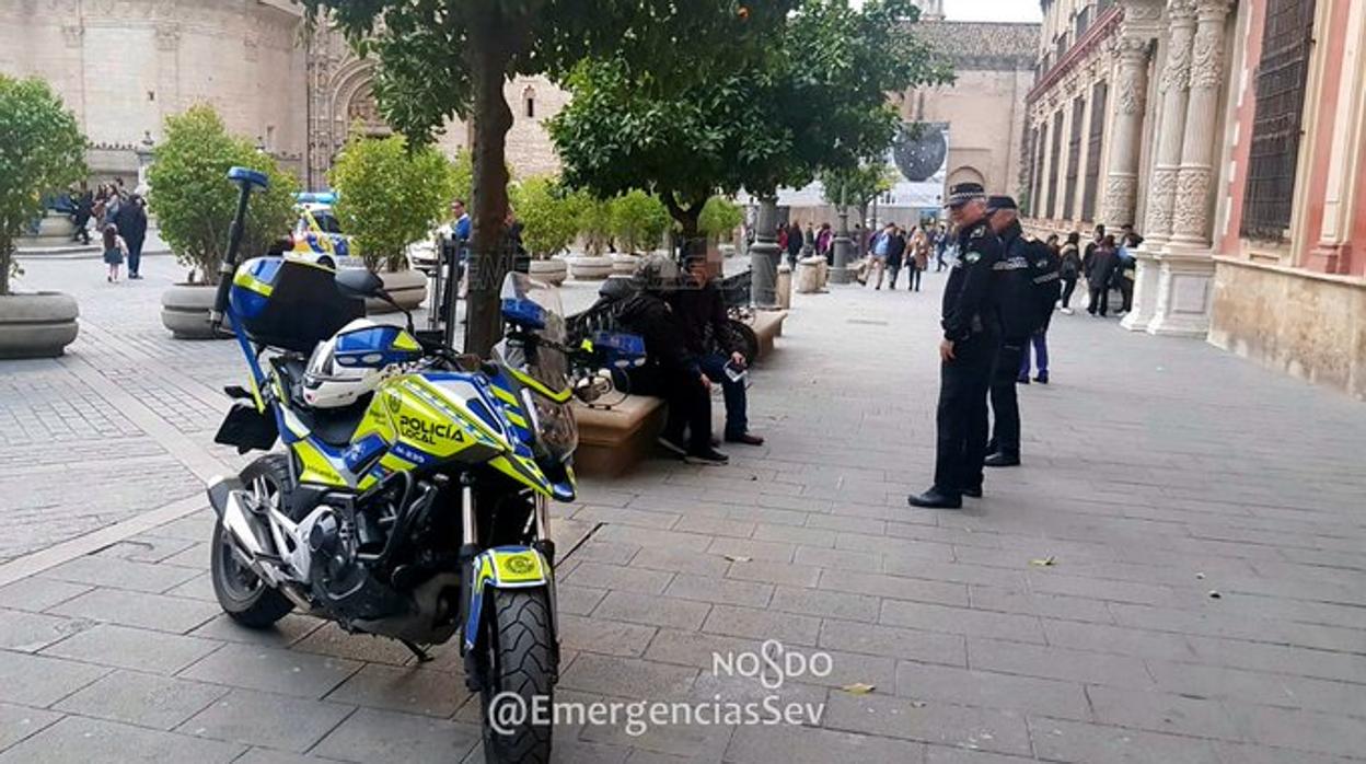 Foto colgada en Twitter por Emergencias Sevilla