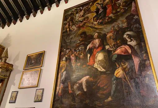 El IAPH restaura la pintura que presidía la antigua iglesia de Santa Lucía