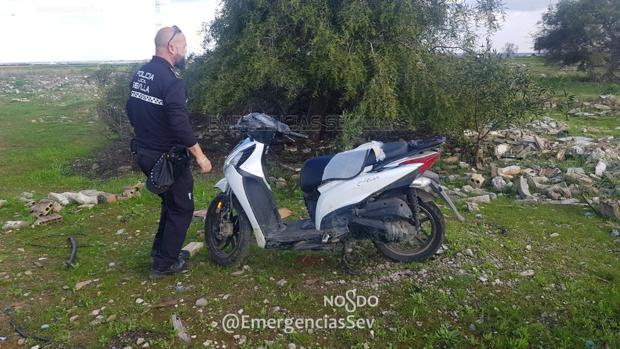 La Policía Local recupera un ciclomotor robado gracias a su señal GPS