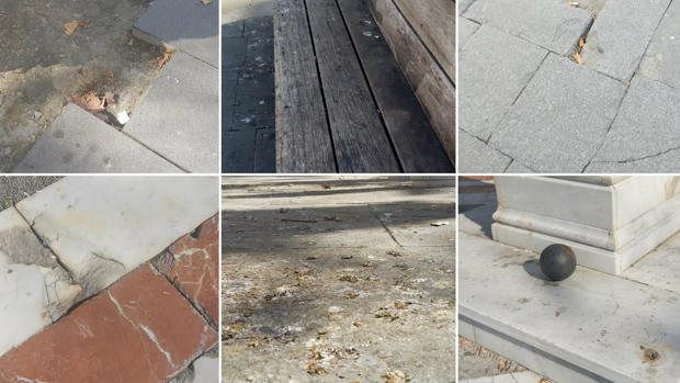 El PP denuncia el «degradado e indigno» estado en el que se encuentra la Plaza Nueva de Sevilla