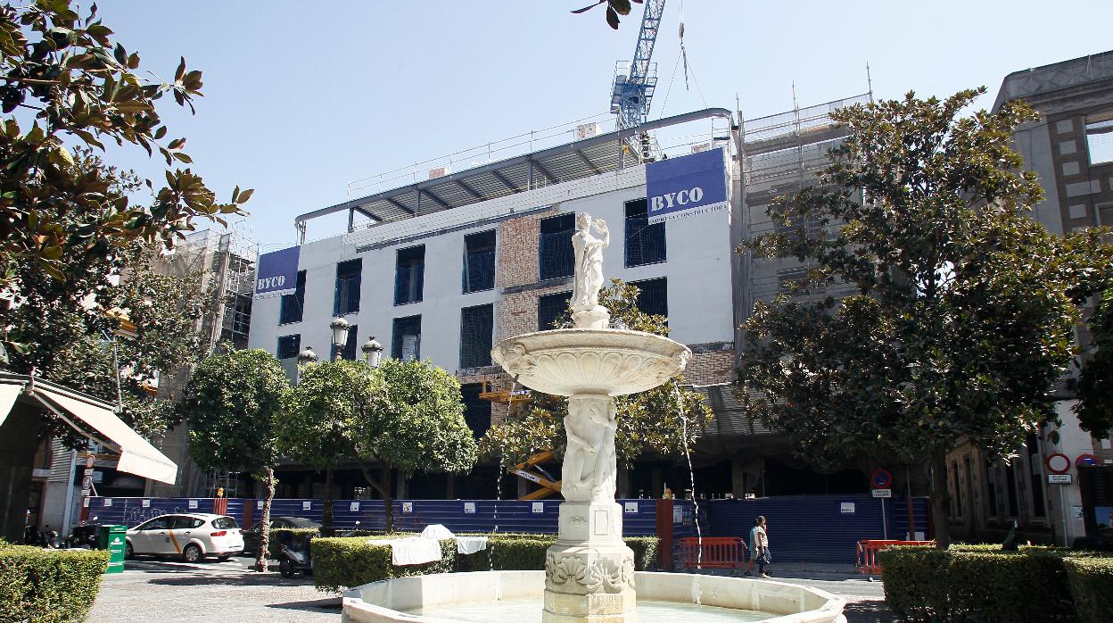 Estructura del hotel de la plaza de la Magdalena