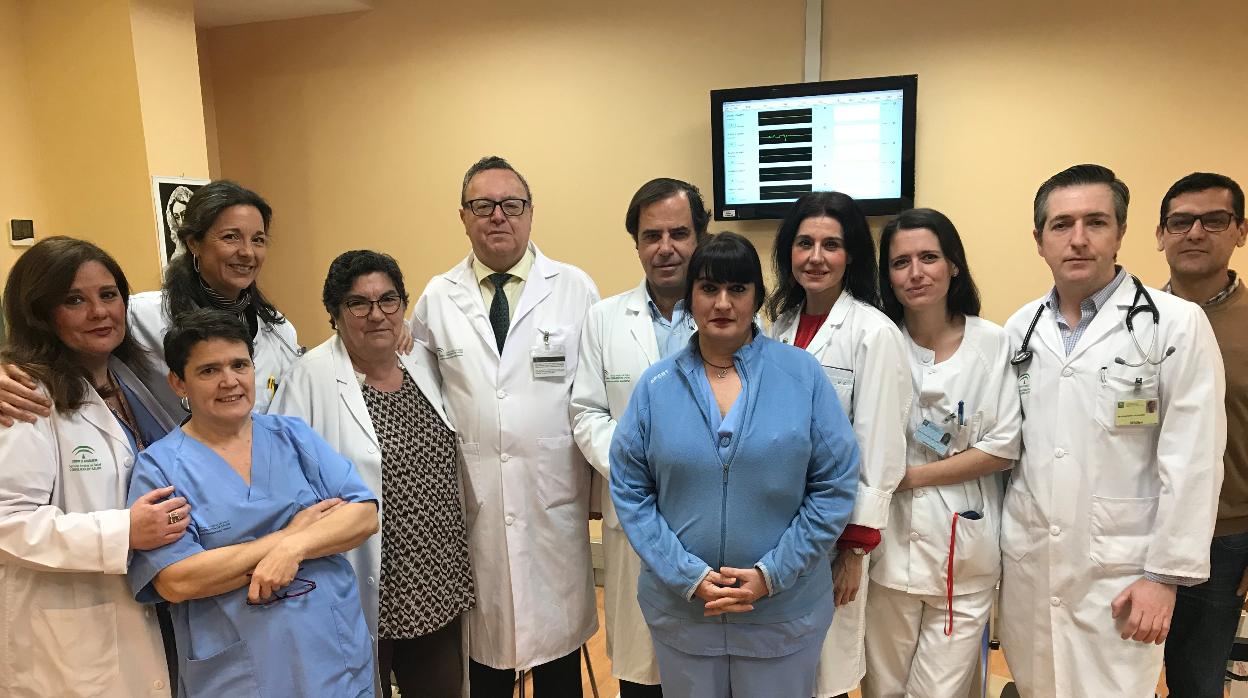 Equipo de la Unidad de Rehabilitación Cardíaca del Virgen Macarena