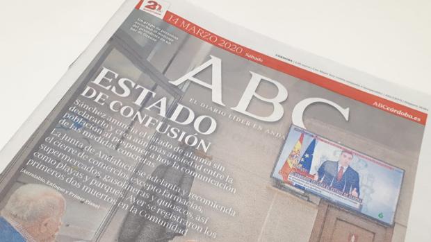 Aviso a los lectores: ABC de Sevilla distribuirá mañana, 15 de marzo, su edición impresa con toda la cobertura sobre el coronavirus