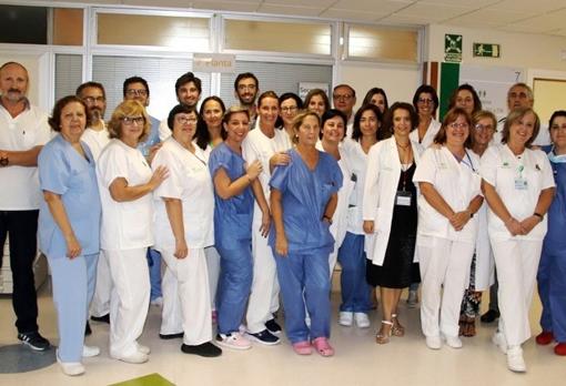 Profesionales de Nefrología del Hospital Virgen Macarena de Sevilla