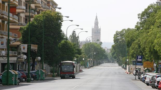 El tráfico de vehículos particulares cae en Sevilla un 81% durante el estado de alarma