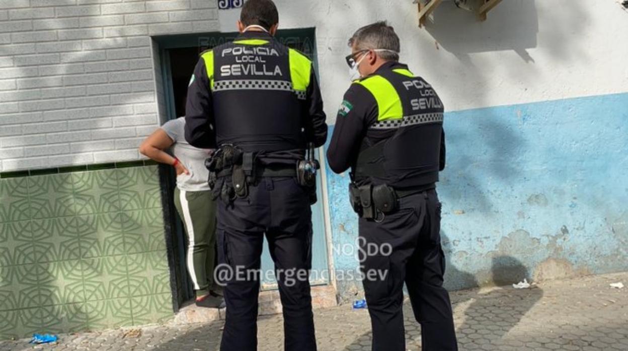 Actuación policial en Torreblanca