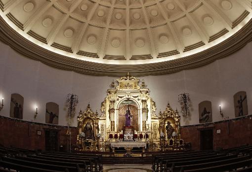 La basílica del Gran Poder, vacía este Jueves Santo