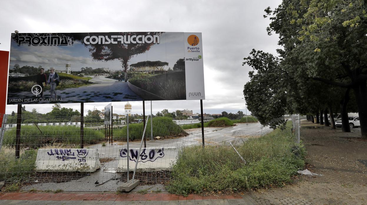 El futuro Jardín de las Cigarreras en los Remedios