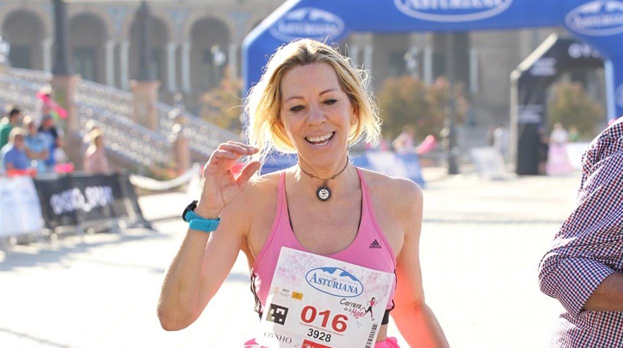 Rebeca Asín en la carrera de la mujer