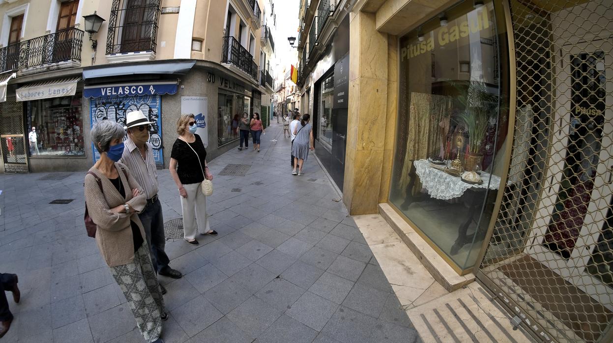 El escaparate de la librería San Pablo