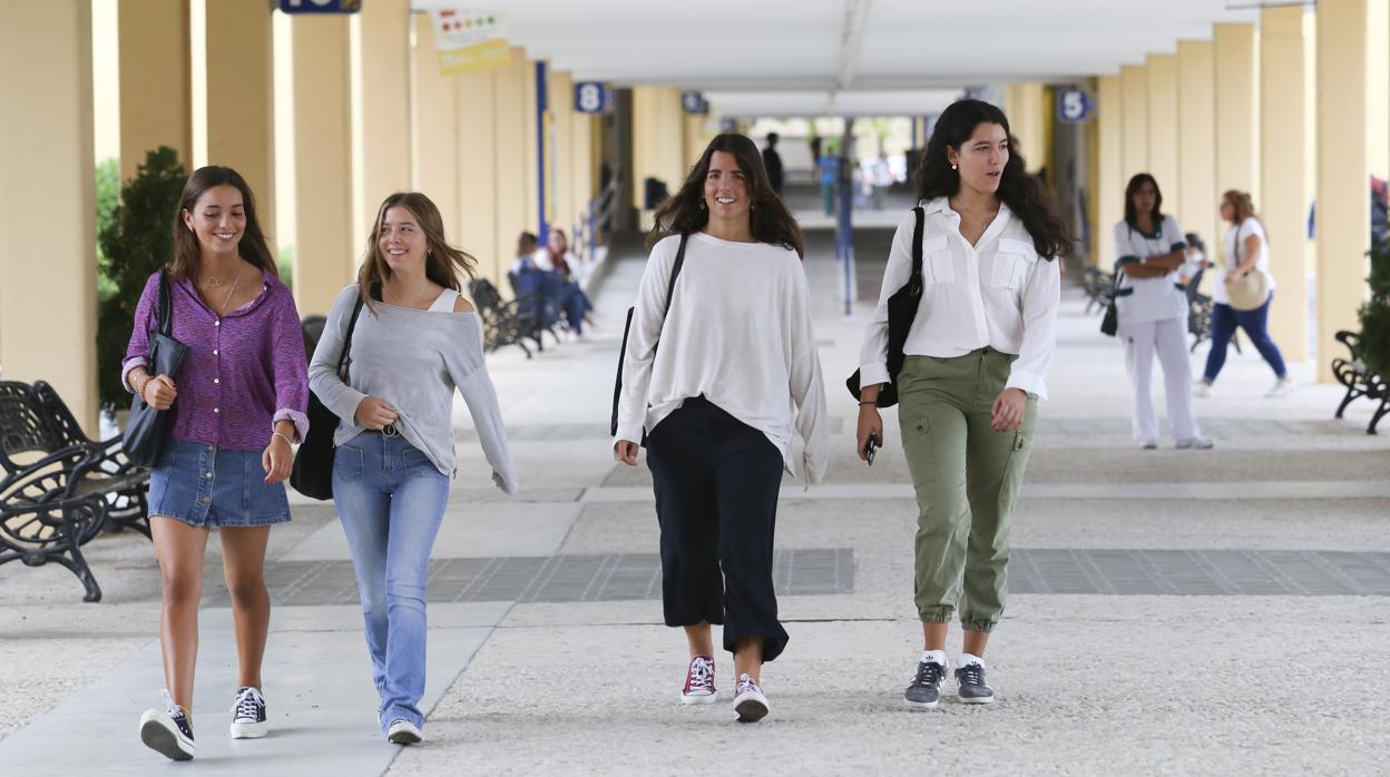 Estudiantes en la Pablo de Olavide