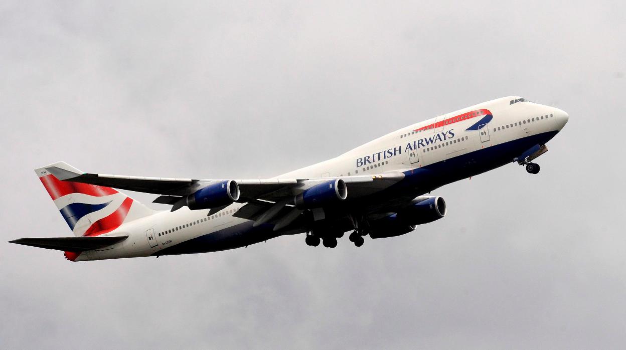 Uno de los aviones de la compañía British Airways