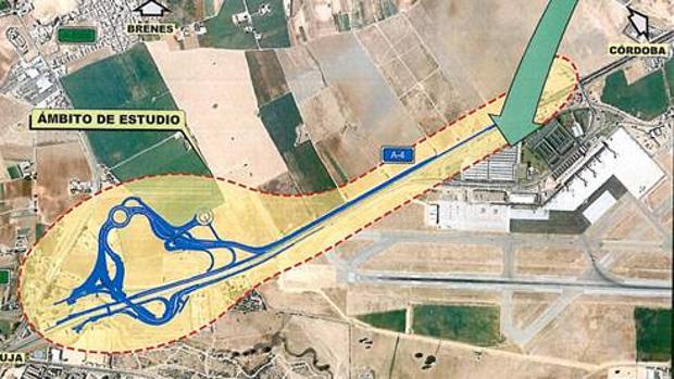 El Gobierno licita el enlace de la Autovía del Sur con la circunvalación de Sevilla desde el aeropuerto