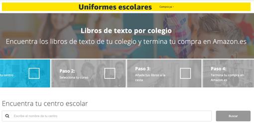 En esta plataforma podrás encontrar los libros por colegio y curso