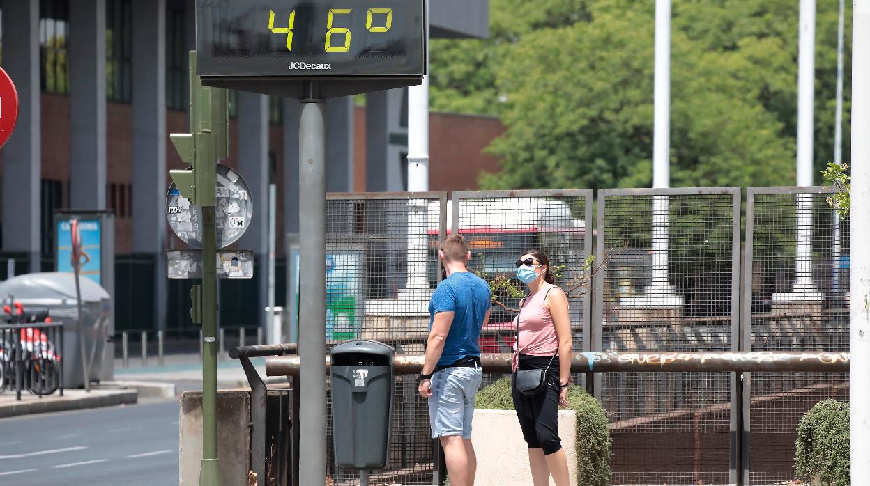 Las temperaturas máximas superarán los 40 grados en los próximos días en Sevilla