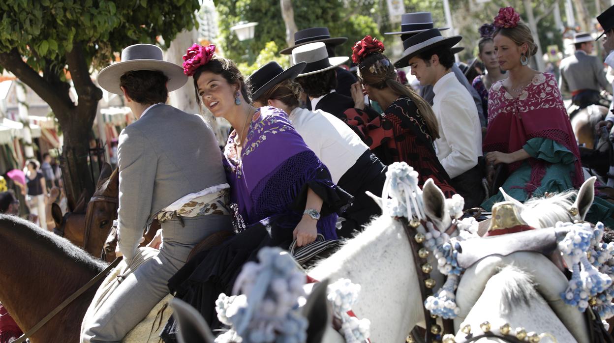 Ambiente de la Feria de Abril de 2019, la de 2020 se suspendiò a causa del Covid-19