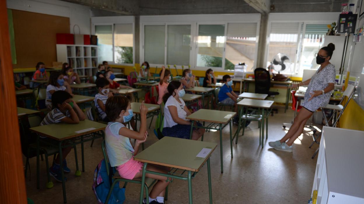 Primer día de clase en el colegio Aljarafe