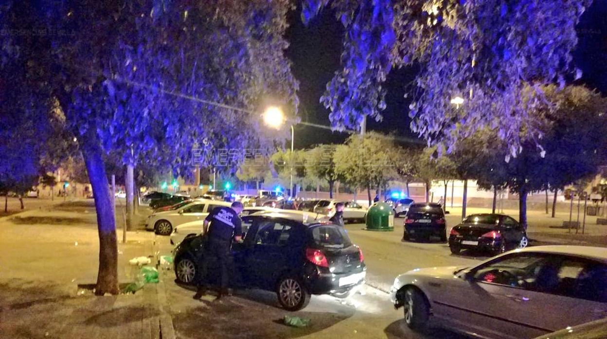 Un dispostivo policial actúa en una botellona